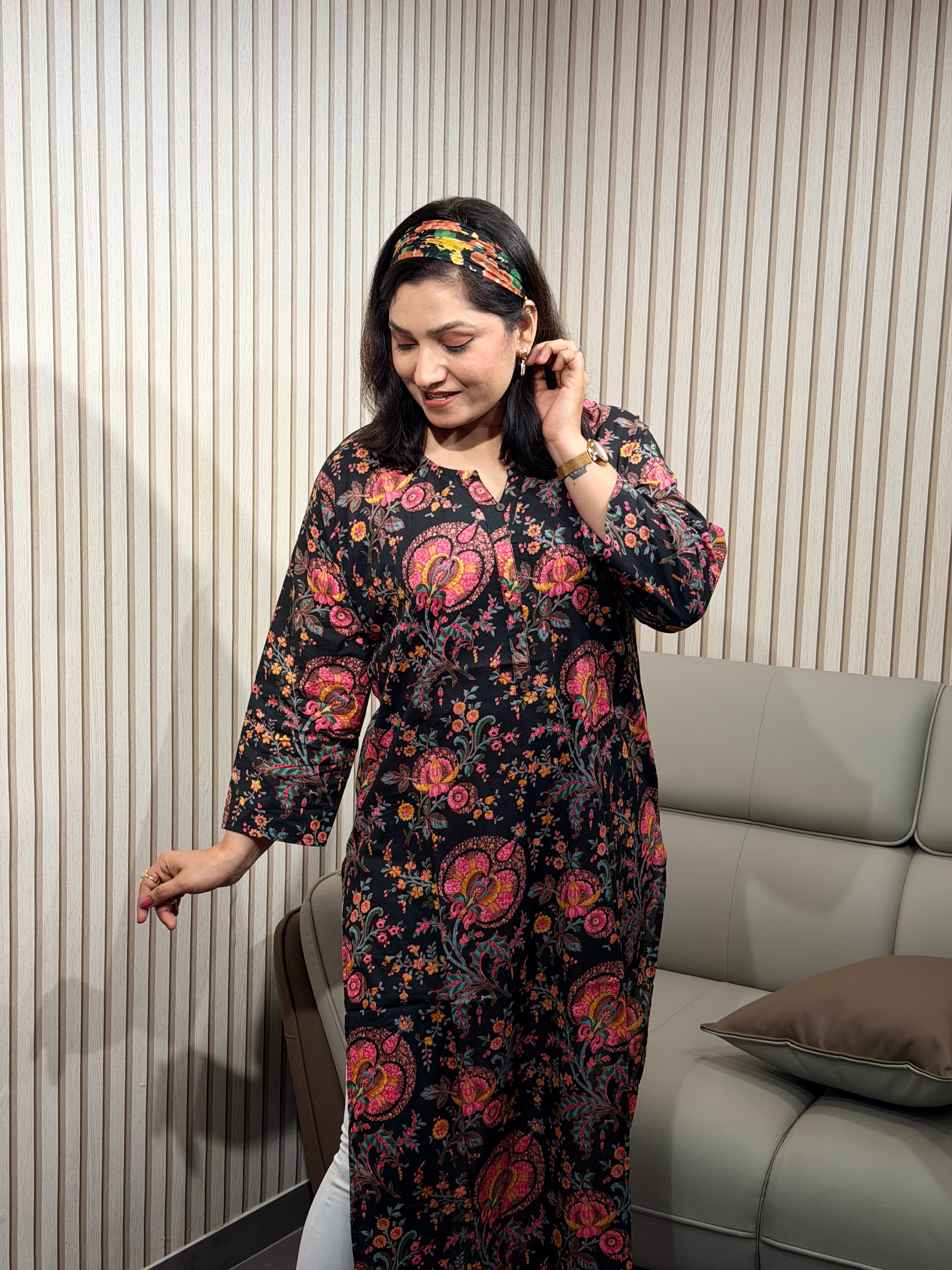 Timeless Black Kurti