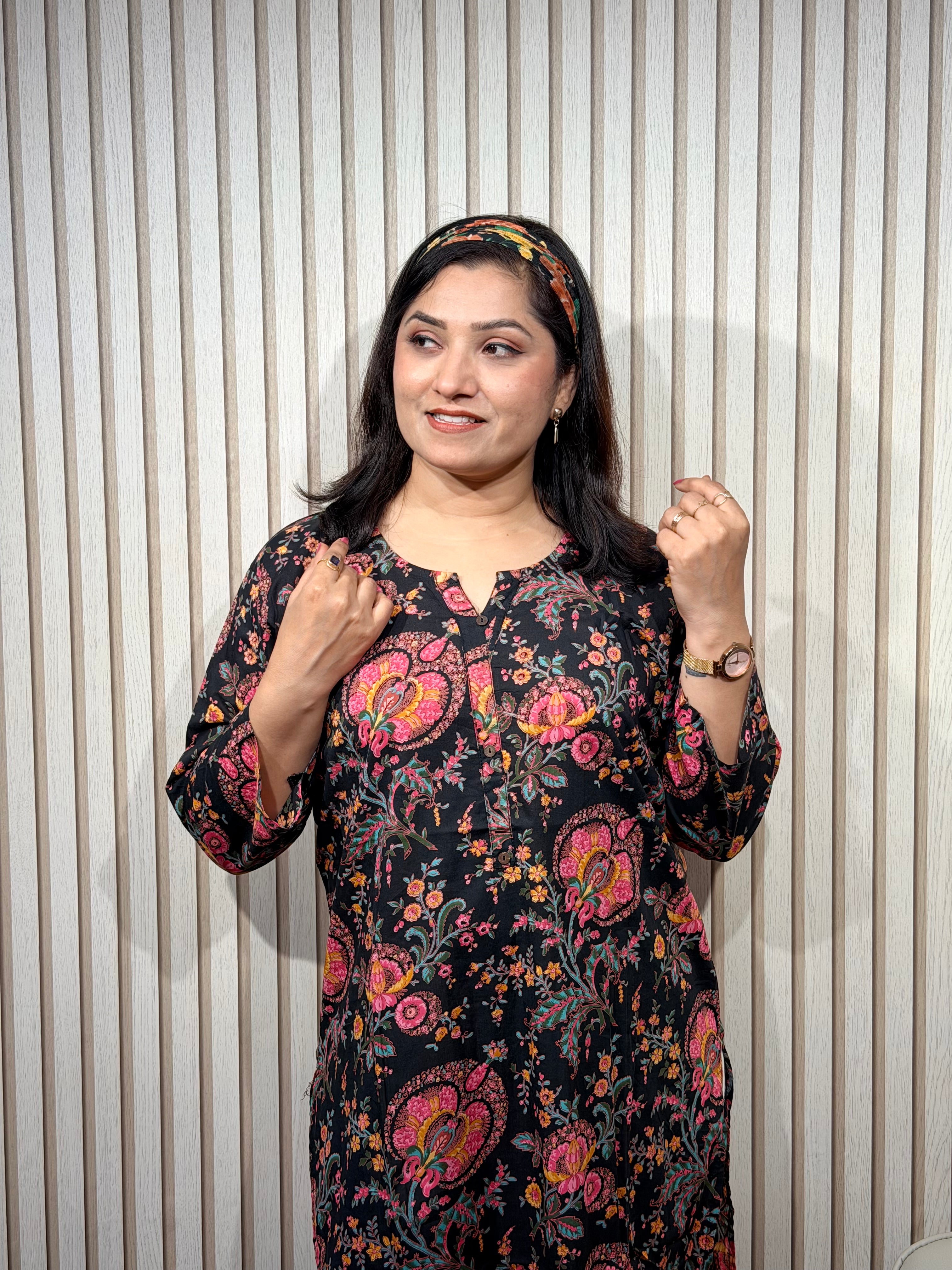 Timeless Black Kurti