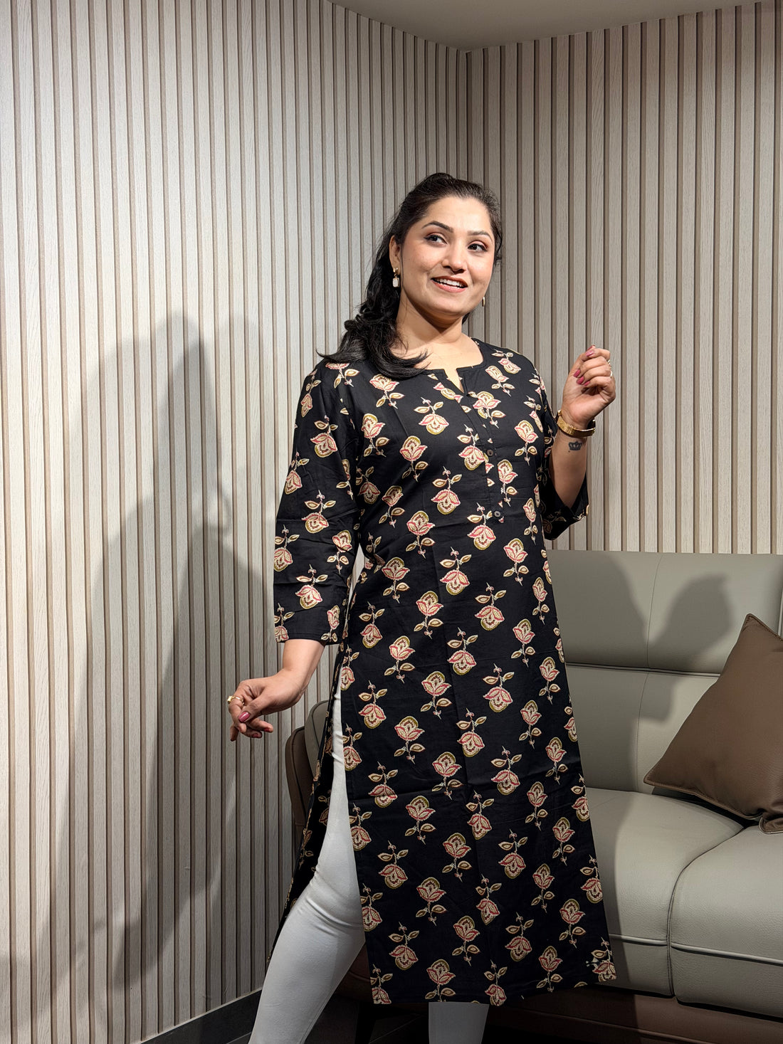 Classic Black Grace Kurti