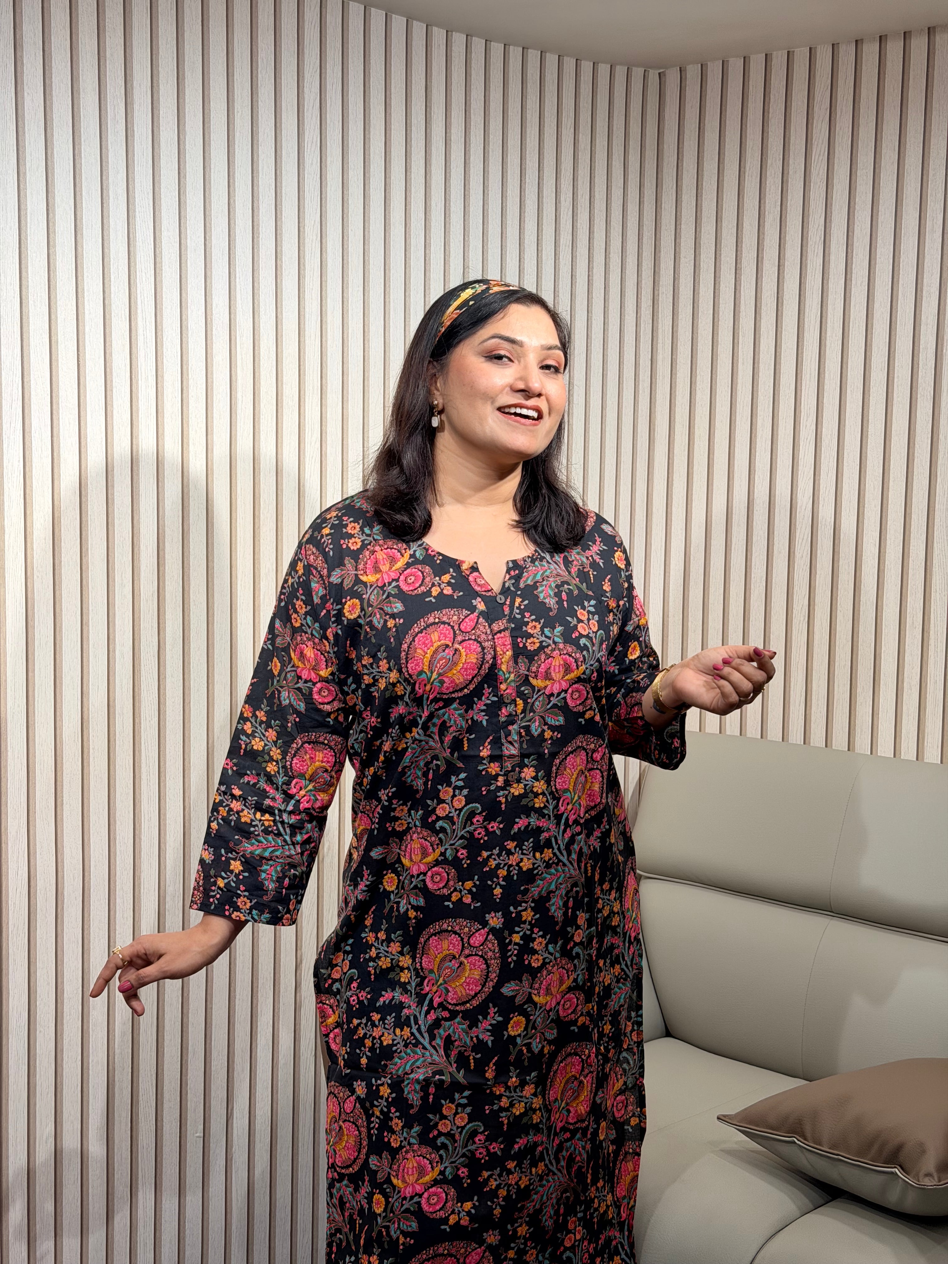 Timeless Black Kurti