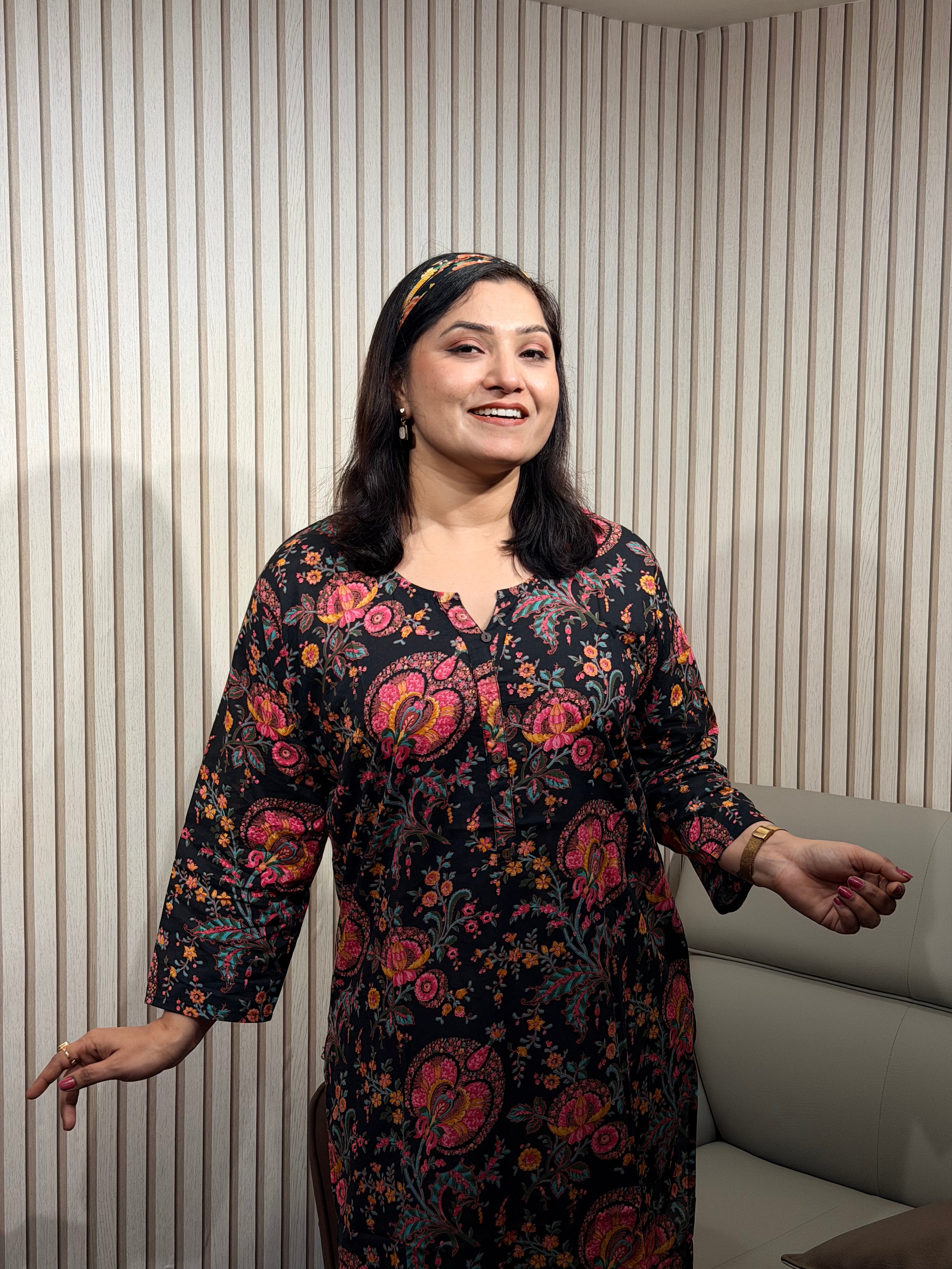 Timeless Black Kurti