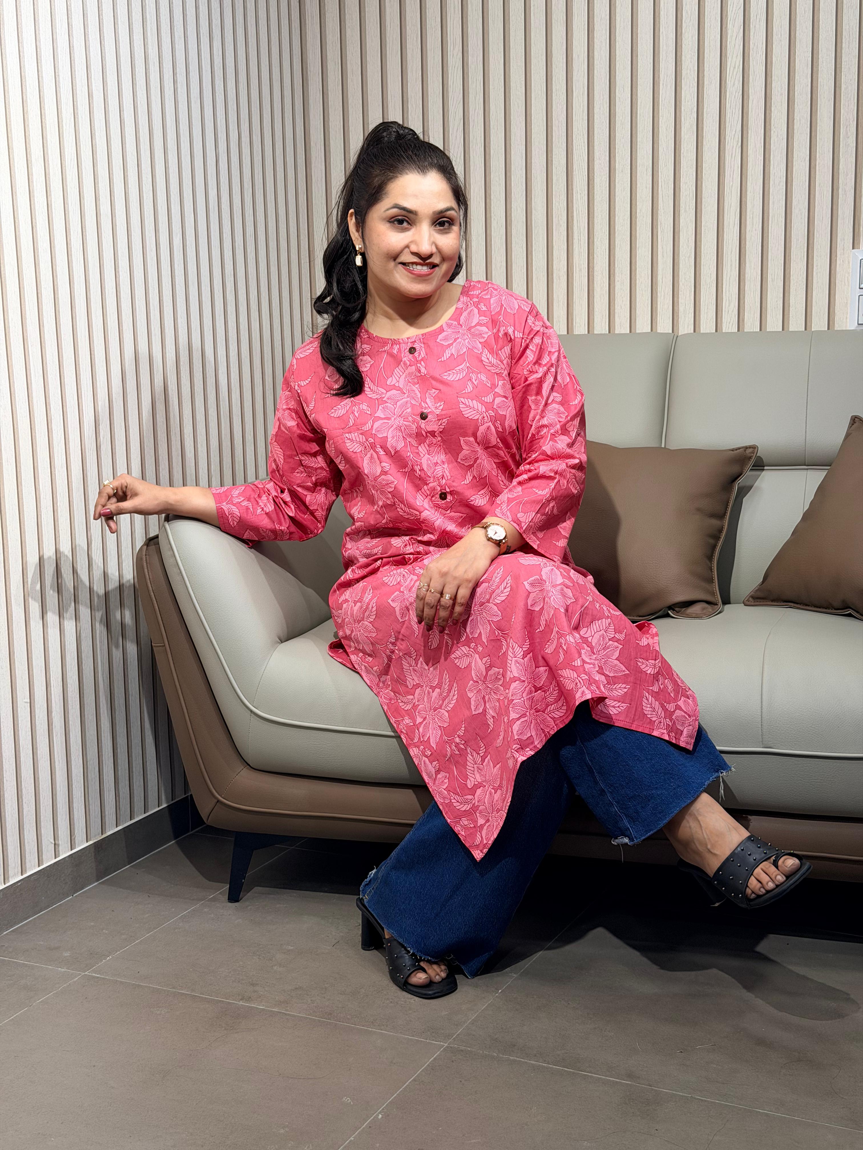 Graceful Pink Kurti