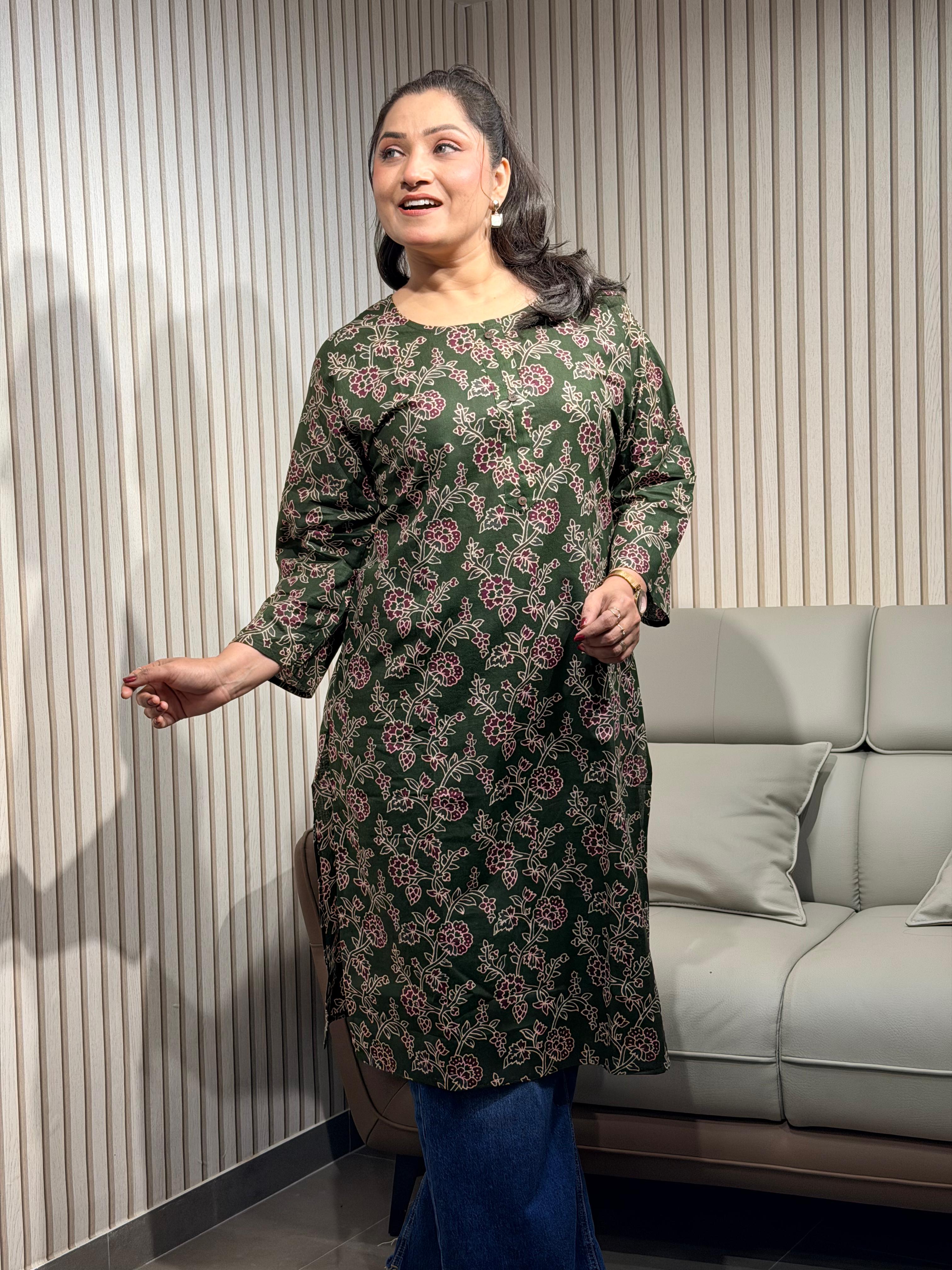 Enchanted Green Floral Set