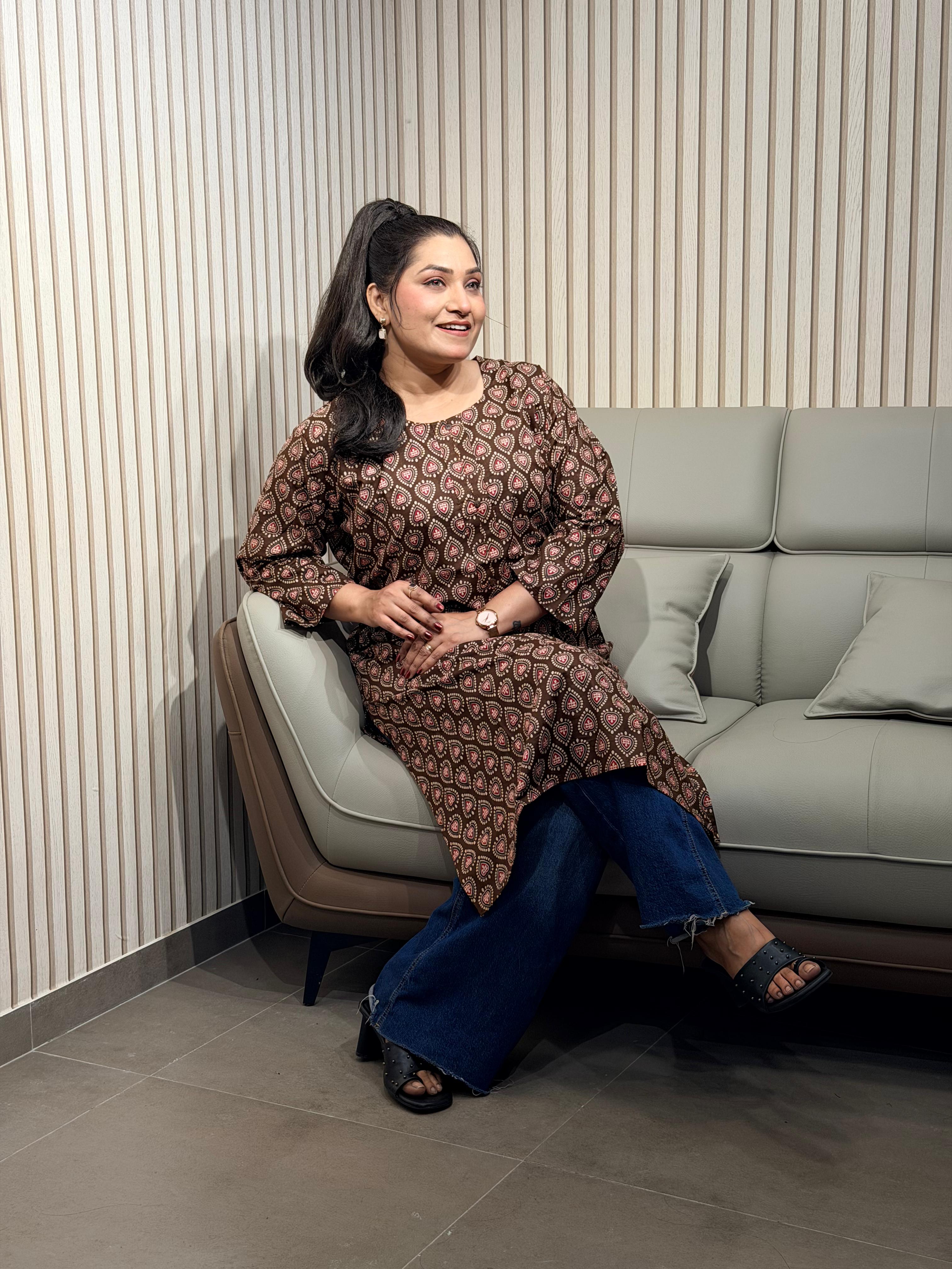 Roasted Cocoa Artisan Kurta