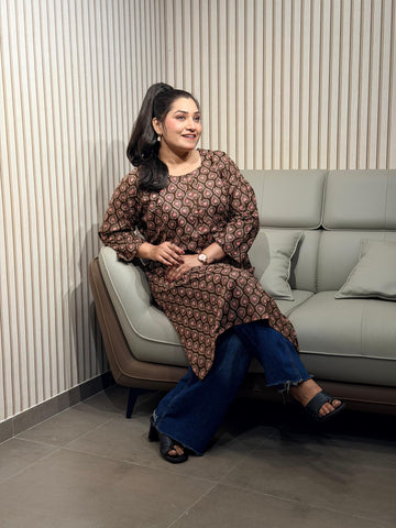 Roasted Cocoa Artisan Kurta